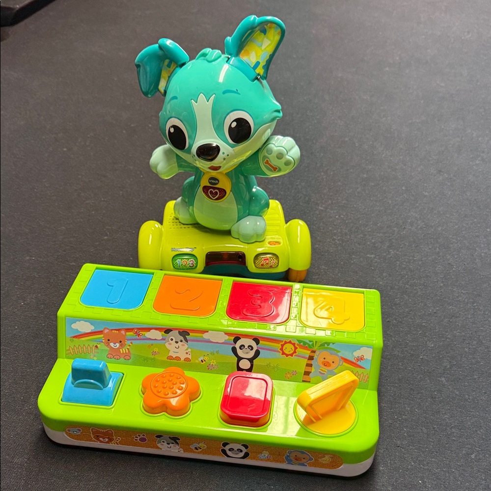 Bundle 2 toys (Vtech Hover Pup &  Kidoozie Pop 'n Play